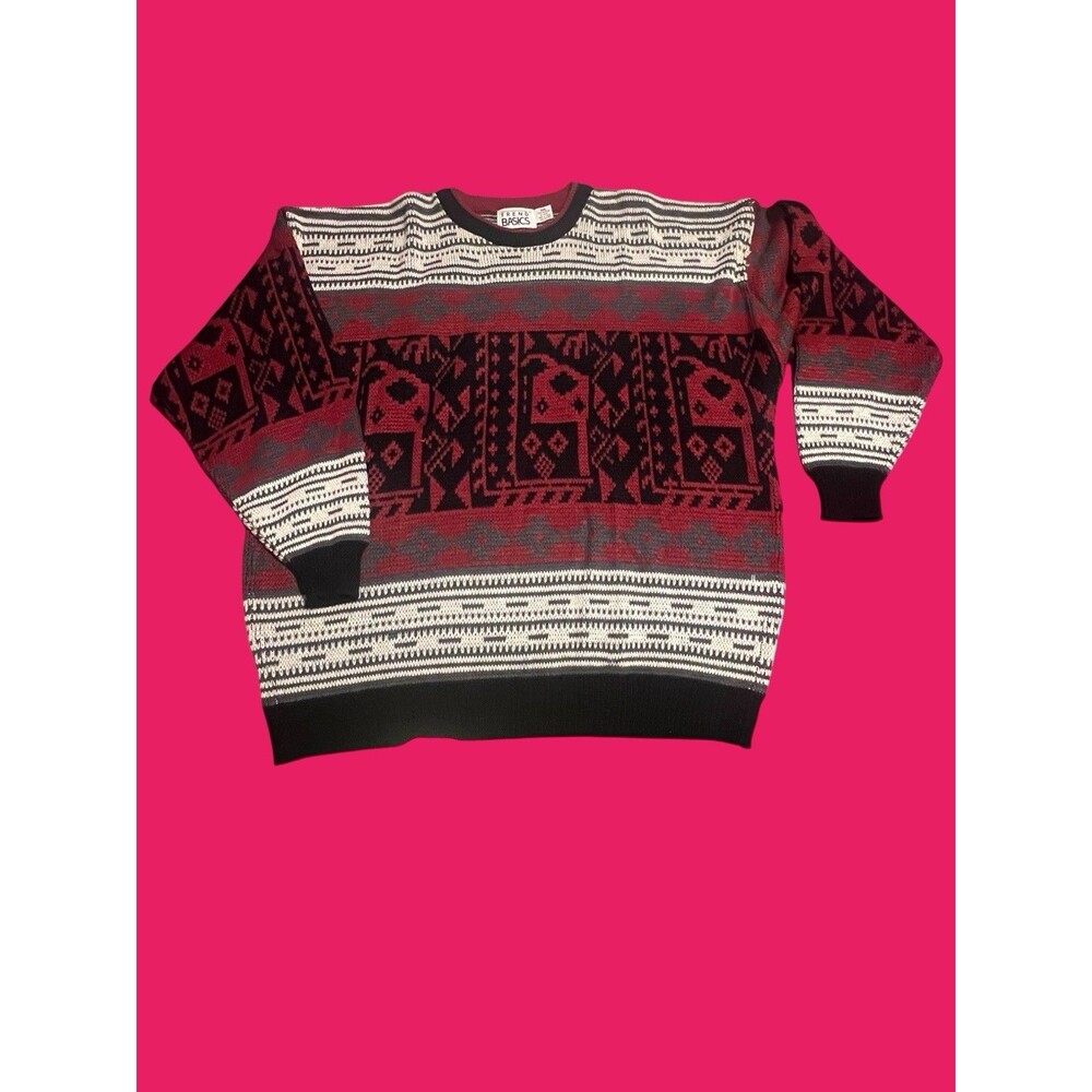 Trend Basics Mens Totally 80s/90s Cosby Style Acrylic Knit Sweater Men’s XXXL